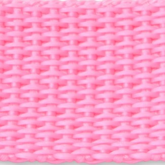 604 Pink Lightweight Woven Polypropylene Webbing