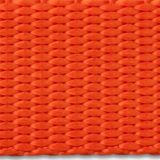 477 Orange Woven Nylon Webbing