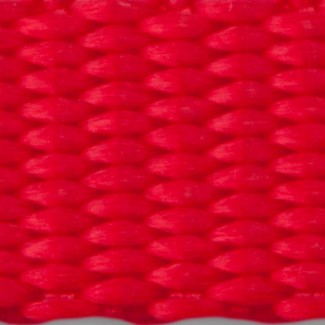 456 Narrow Red Woven Nylon Webbing