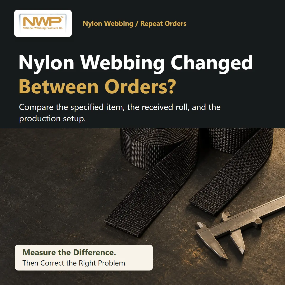 Nylon webbing