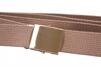 Buff Webbing Belt