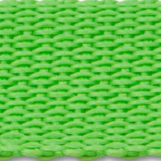 604 Lime Green Lightweight Woven Polypropylene Webbing