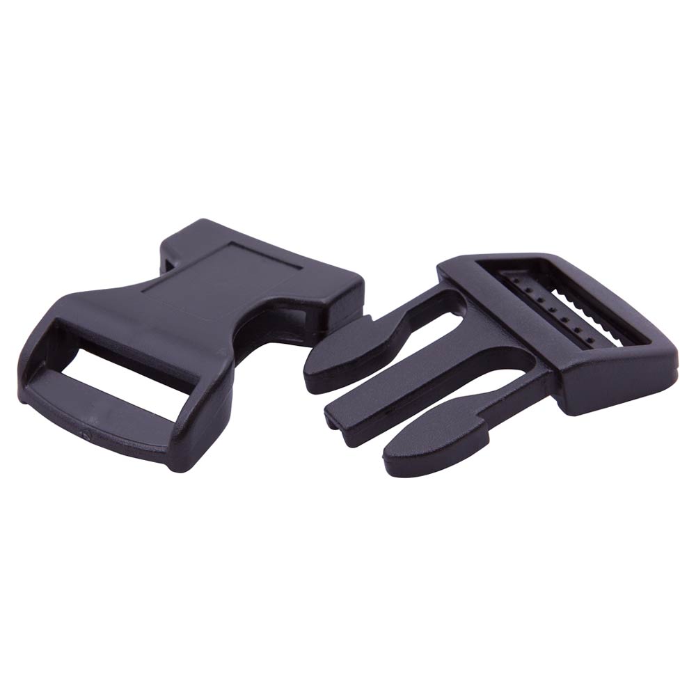 Csr Buckle CSR Black Plastic Contoured Side Release Buckle