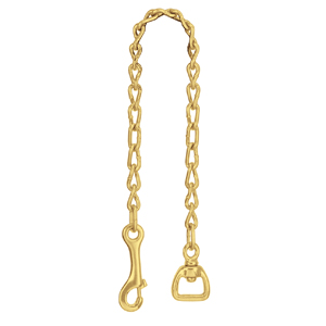 30 inch solid Brass lead chain