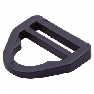 DDR Black Plastic Double D Ring