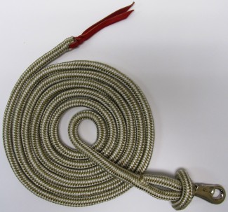 HTL Beige/Cream Horse Training Lead Polyester