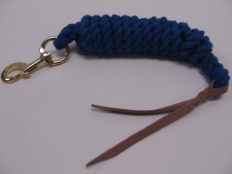 10ft. x 5-8inch Cotton Lead With Leather Popper