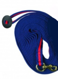 No Code 25ft. Cushion Lunge Line with Rubber Donut and Brass Plated Bolt Snap