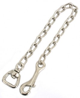 20 Inch Nickel Lead Chain