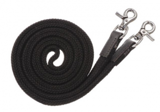 Flat braided cotton reins