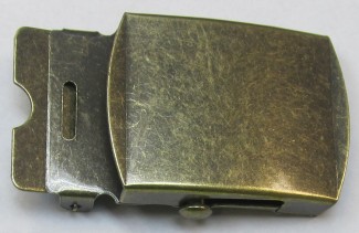 AA 250STAB Antique Brass Military Buckle