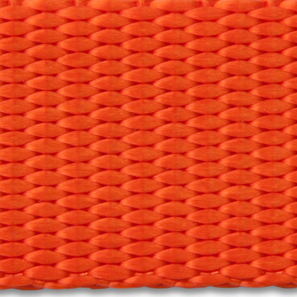 08817-11" D x 6" H Orange 5/8" 3" Core Woven Nylon Strapping 