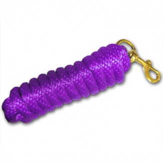 HLPP Purple 10-ft polypropylene Lead rope with BP Bolt Snap 