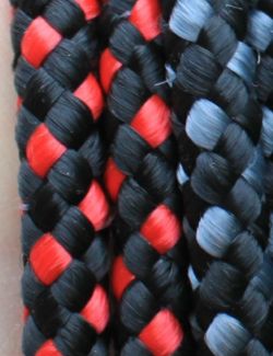 braided rope close up image
