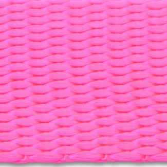 477 Neon Pink Woven Nylon Webbing