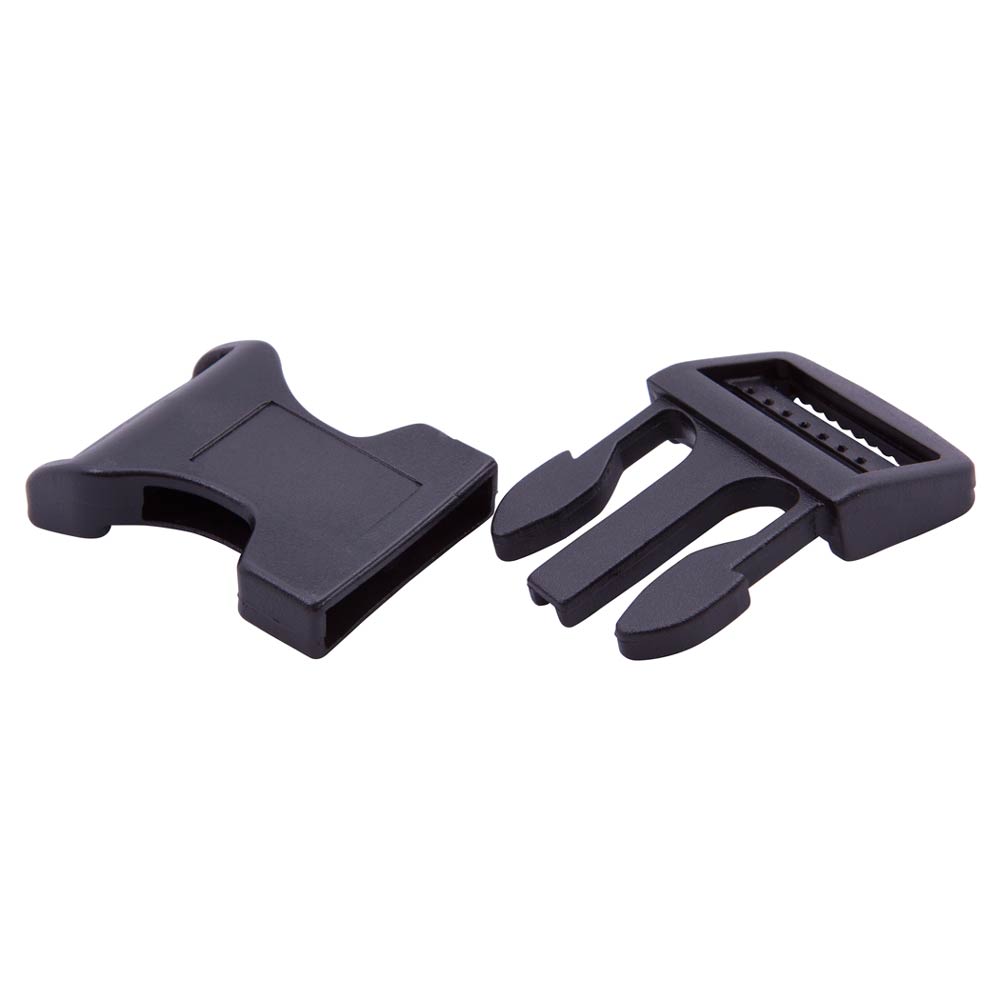 Csr Buckle CSR Black Plastic Contoured Side Release Buckle